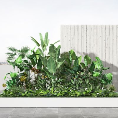 现代植物堆  花草