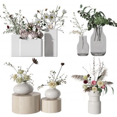 花瓶花卉  花艺摆件