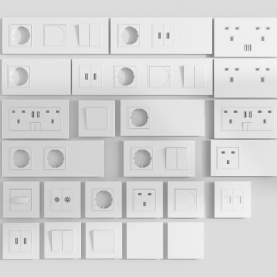 现代插座开关