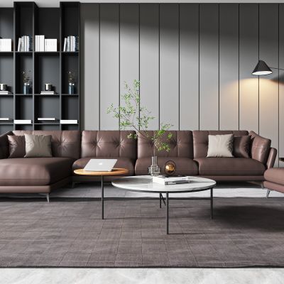 现代客厅组合沙发