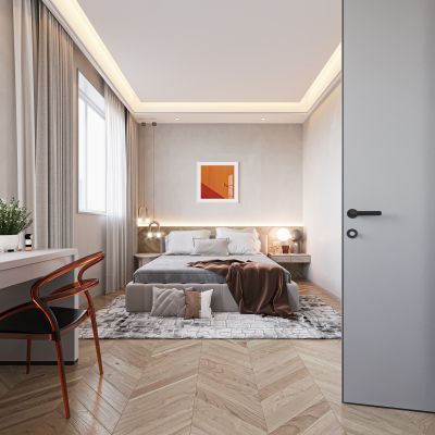 现代卧室