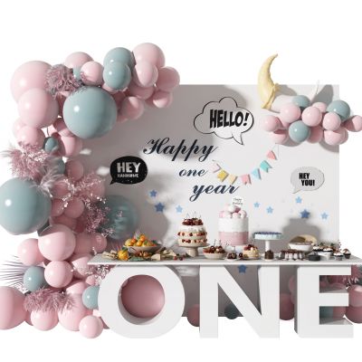 气球美陈   展示背景墙