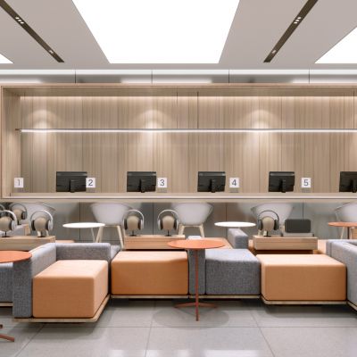 接待休息区3D模型