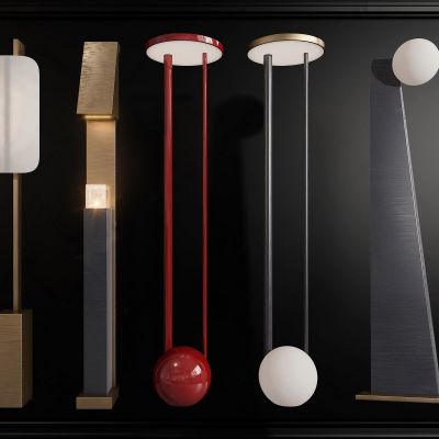 现代轻奢创意落地灯