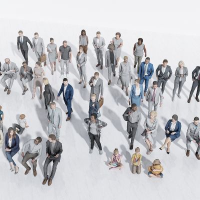 现代多人，现代人物，坐姿人，站姿人，男人，女人，小孩，人物组合