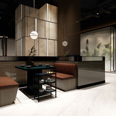 新中式餐饮店，火锅店，餐厅，卡座