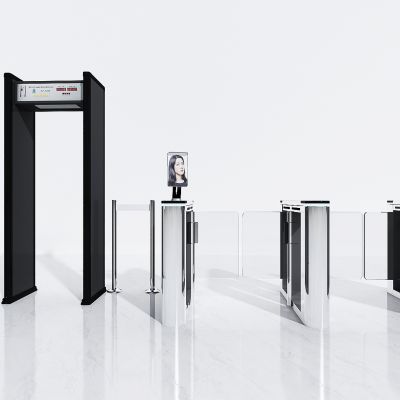 安检门，现代安检闸机，写字楼安检机，人脸识别安检