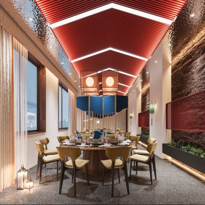 新中式餐厅包间