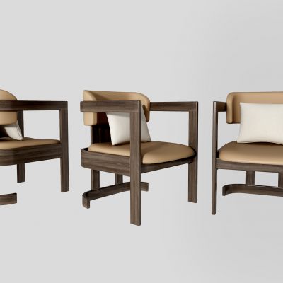 餐椅 椅子 实木椅子 胡桃木