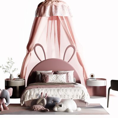 现代单人床 儿童床