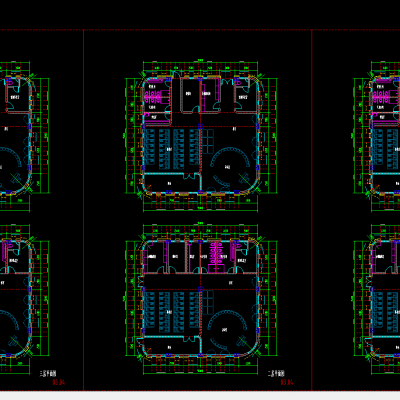 昆山新绣衣幼儿园建筑方案文本（CAD+效果图）