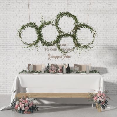 现代白色美陈   展示区