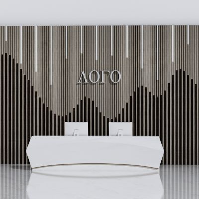 公司背景墙3D模型