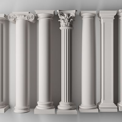 简欧罗马柱