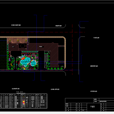 办公楼景观设计平面图