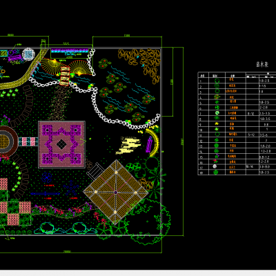 别墅庭院设计图