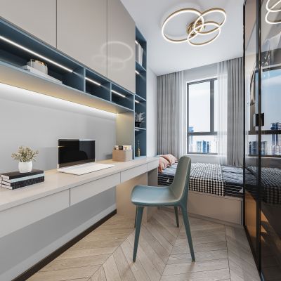 现代榻榻米卧室