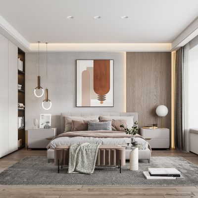 现代卧室
