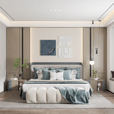 现代卧室