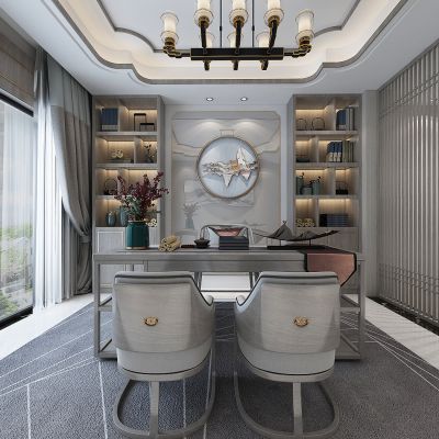 新中式书房