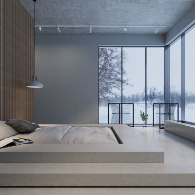 侘寂风卧室
