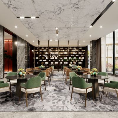 现代售楼处洽谈区