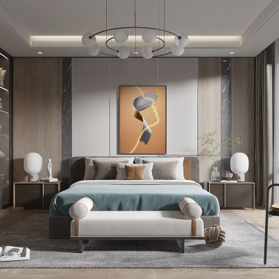 现代卧室