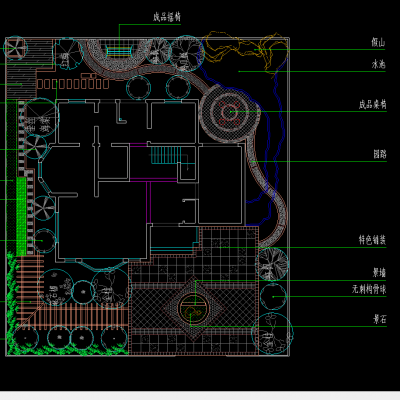 精品别墅景观设计方案