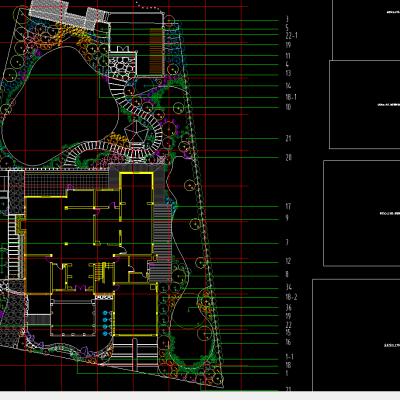 庭院绿化平面布置图