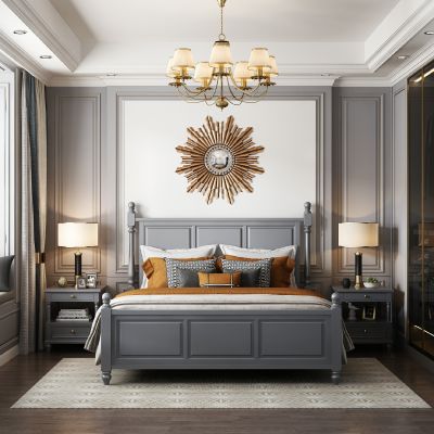 美式欧式卧室