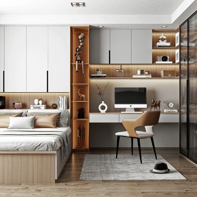 现代榻榻米卧室