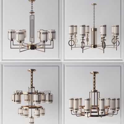 新中式铁艺吊灯