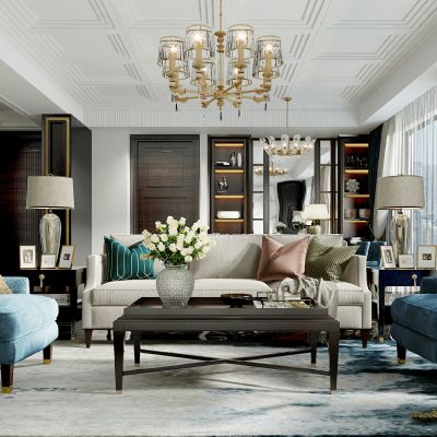 美式客厅