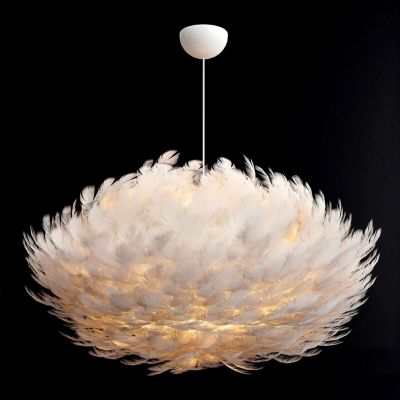 现代羽毛吊灯