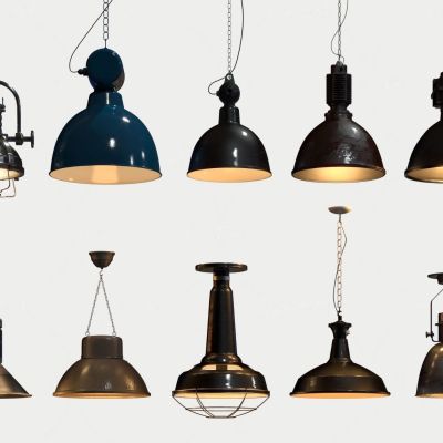 工业风金属吊灯