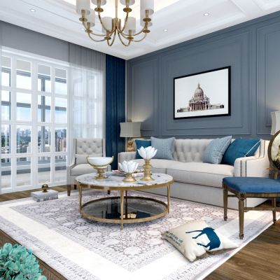 美式客厅