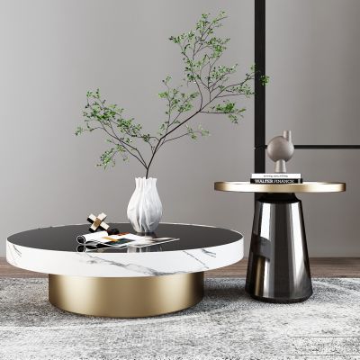 现代圆形茶几