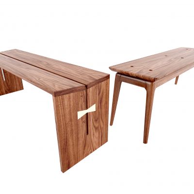 现代长条实木凳