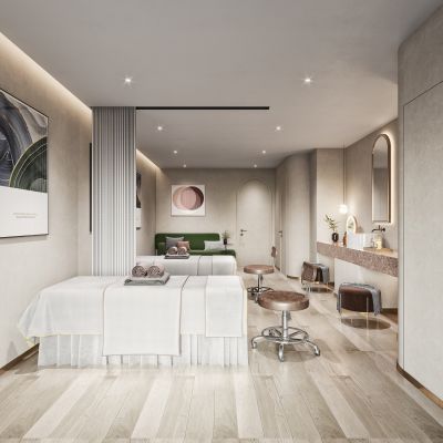 现代美容院包间