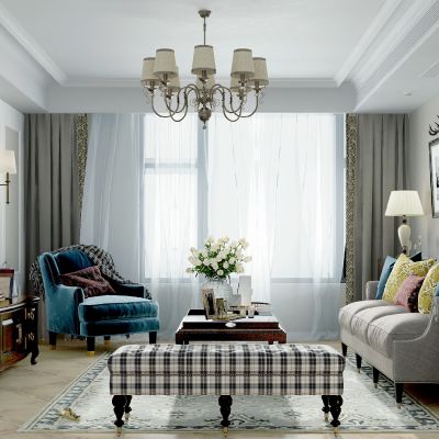 美式客厅
