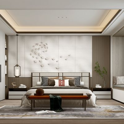 新中式卧室