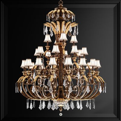 欧式法式古典铁艺东南亚吊灯