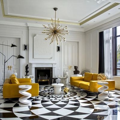 简欧法式客厅现代