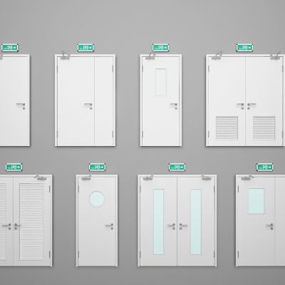 现代消防通道门