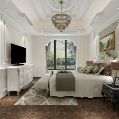 欧式别墅卧室