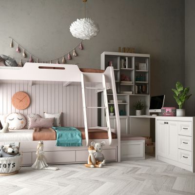 现代儿童高低床