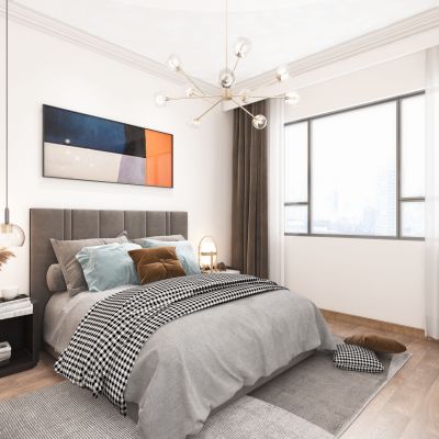 现代简装卧室