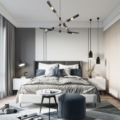 北欧简欧式主卧