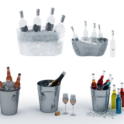 现代冰桶酒水