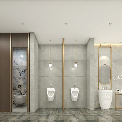 现代公共卫生间